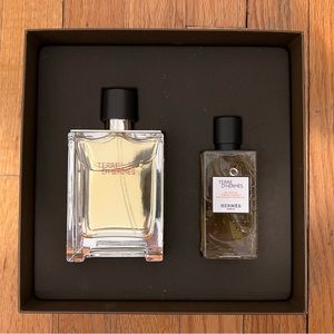 TERRE D’HERMES by Hermes, EDT Spray 3.3oz & Hair and Body Shower Gel 2.7oz Set